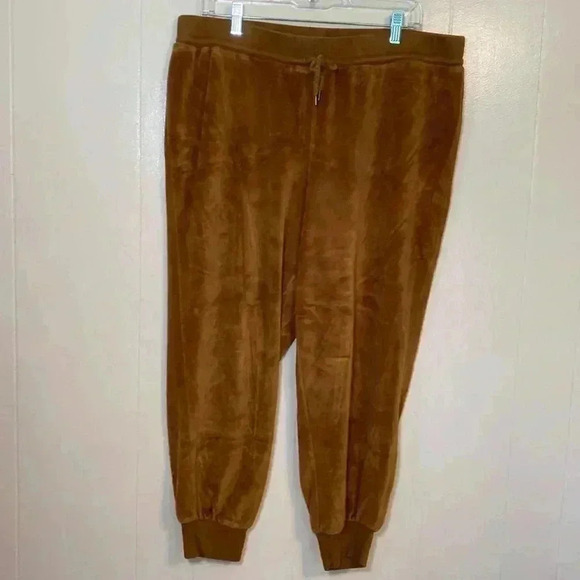 Madewell MWL Gold Camel Tan Color Velour XXL Women’s Plus Sized Joggers. - Picture 1 of 10